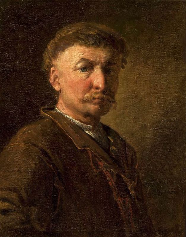 Portrait of an Ukrainian peasant.