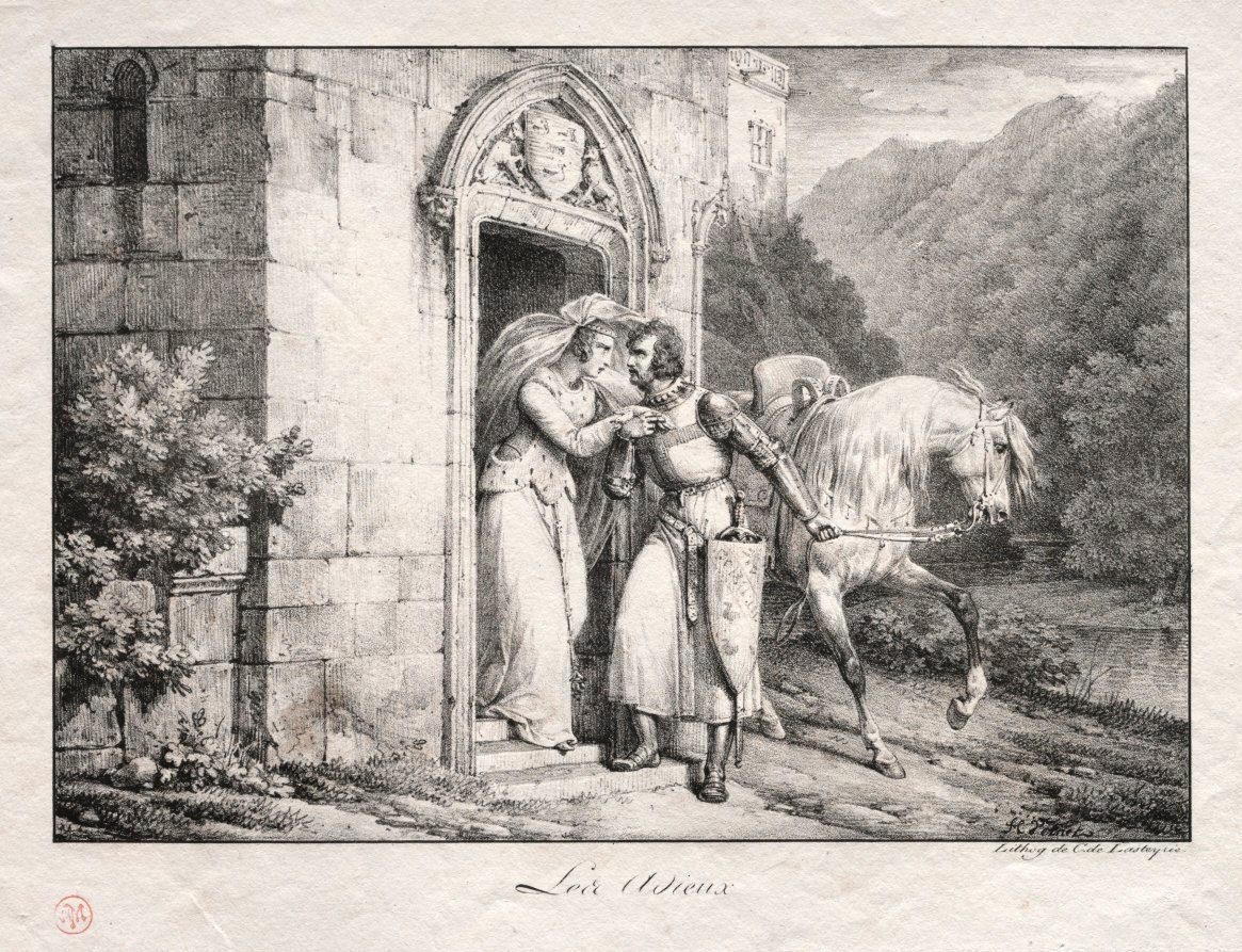 The Farewells by Horace Vernet