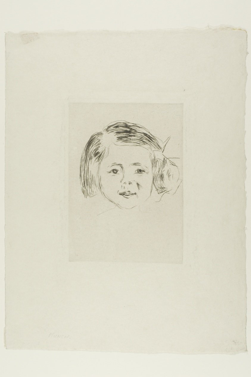 Herbert Esche's Daughter by Edvard Munch