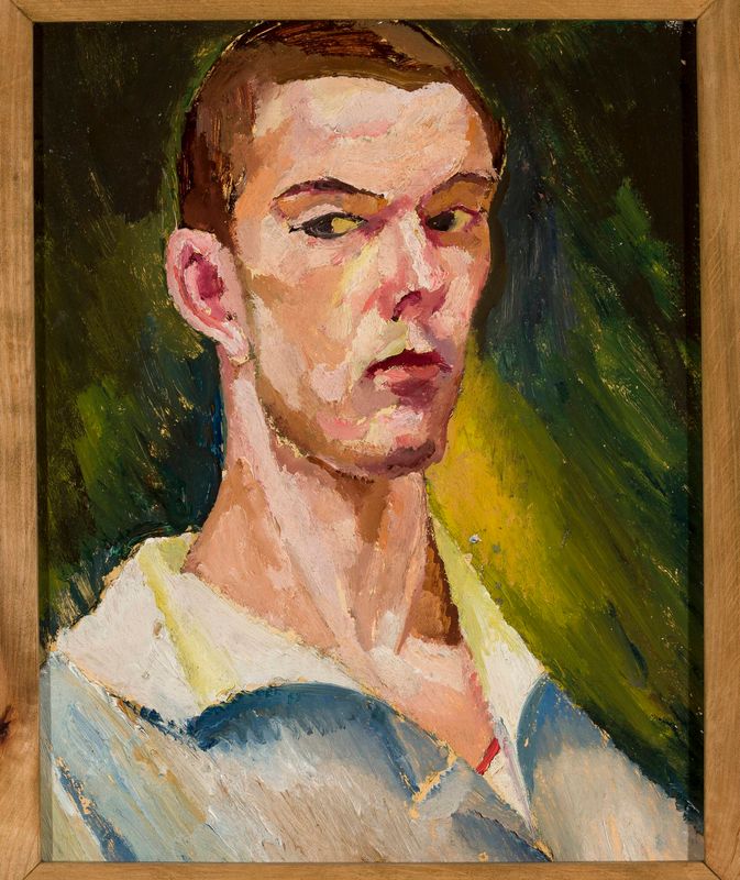Cubist self-portrait