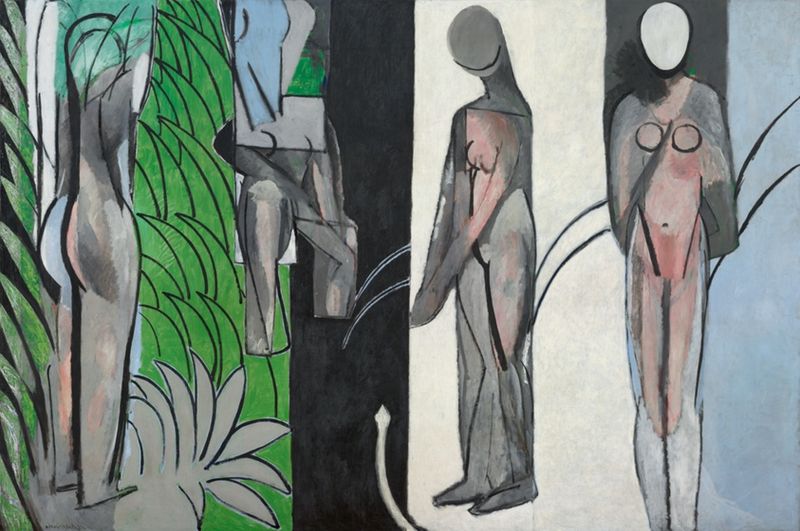 Bathers by a River
