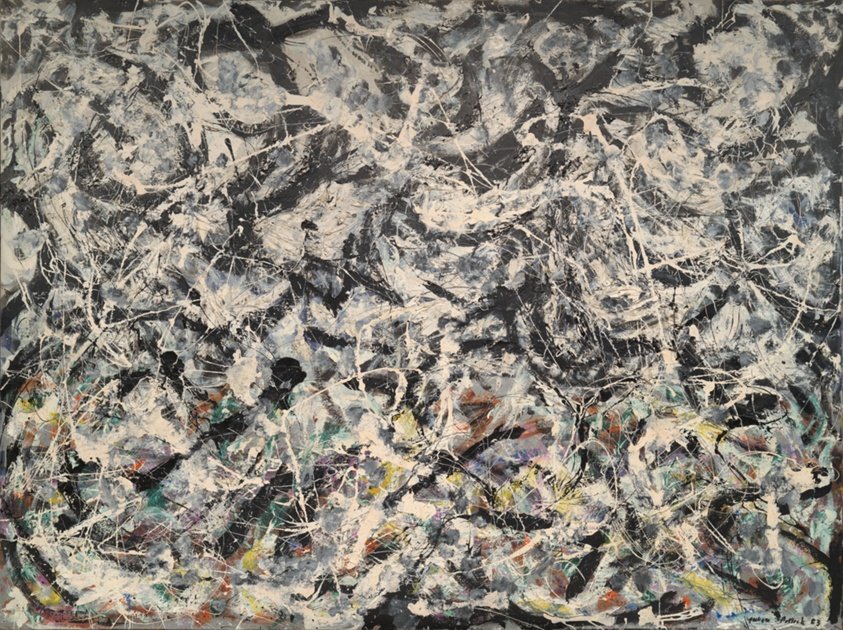 Greyed Rainbow — Jackson Pollock