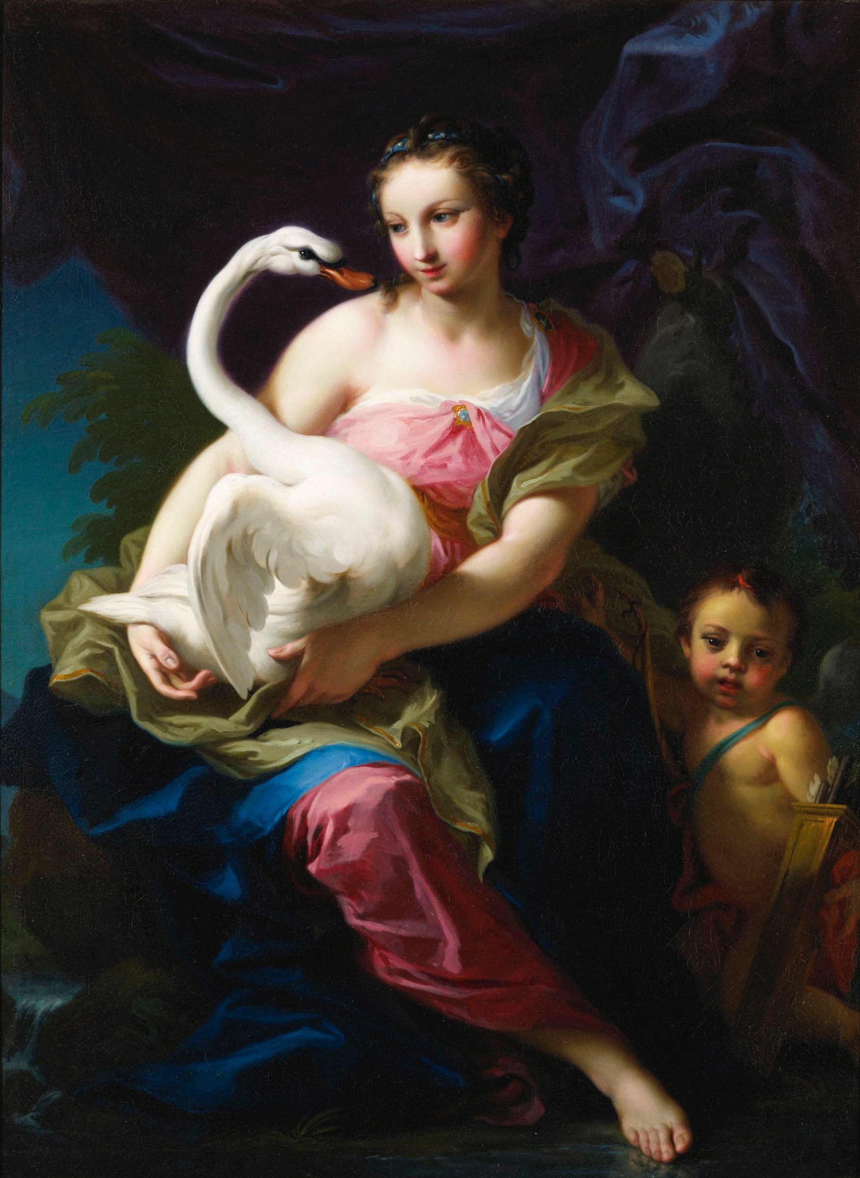 Leda and the Swan by Giambettino Cignaroli