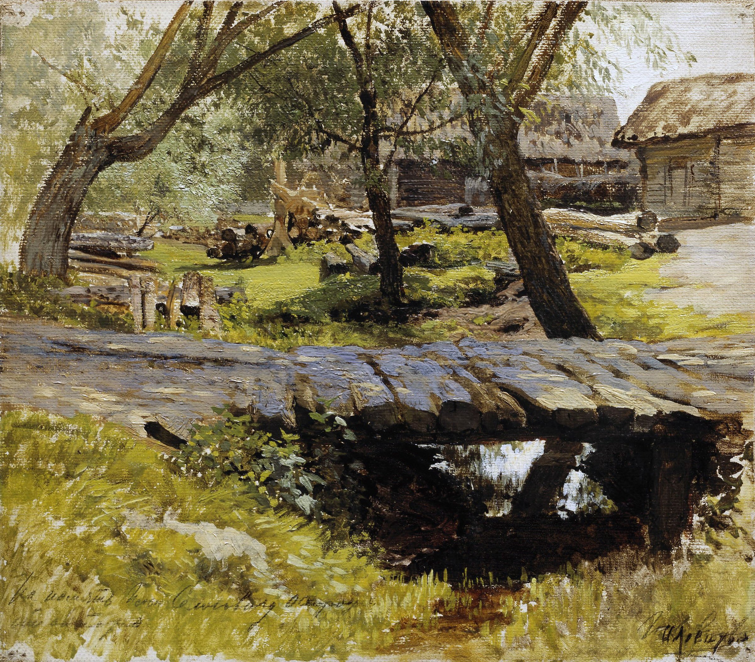 Bridge. Savvinskaya Sloboda by Isaac Levitan
