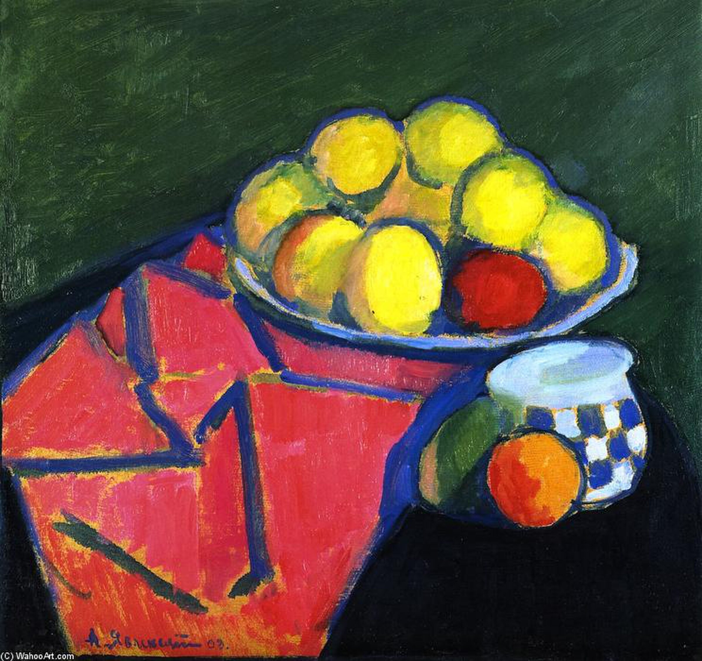 Still life with apples — 1908