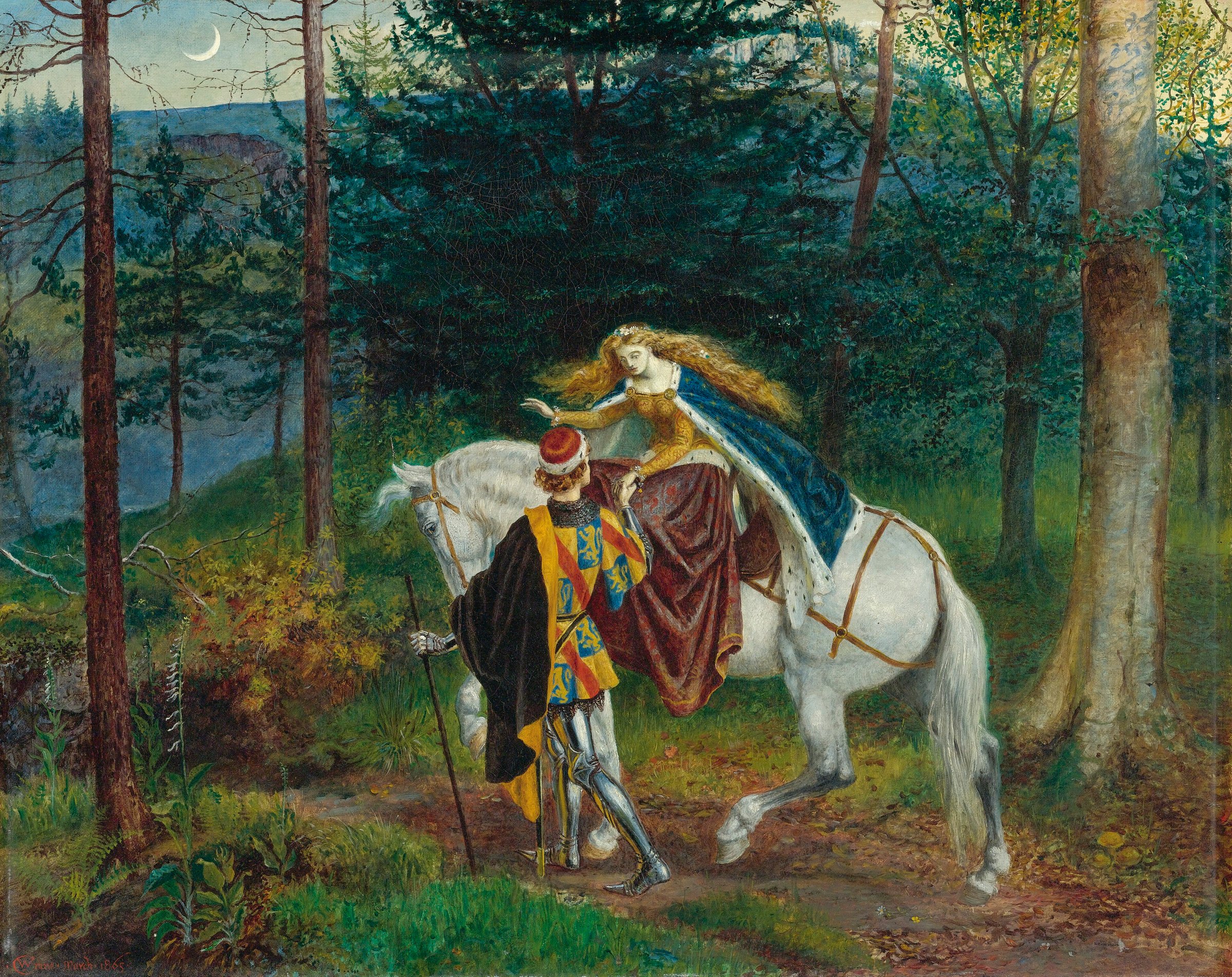La belle Dame Sans Merci by Walter Crane