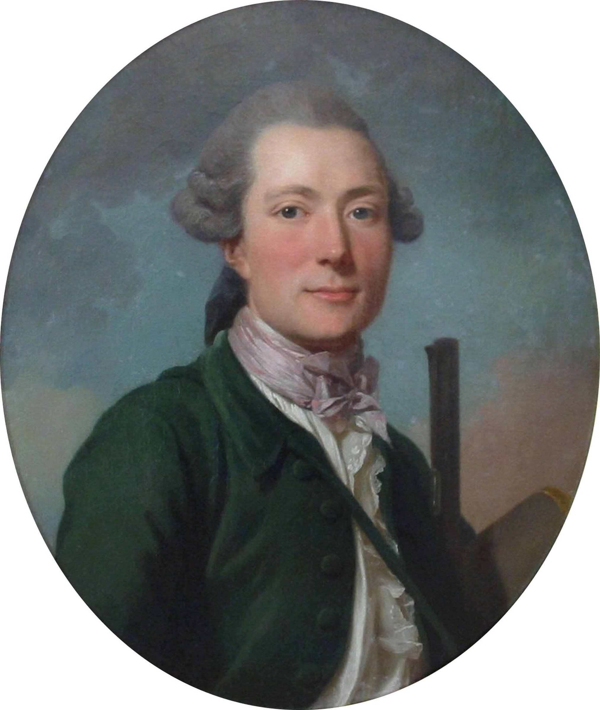 Count Pierre-Francois de Cluzel in Hunting Dress by Alexander Roslin