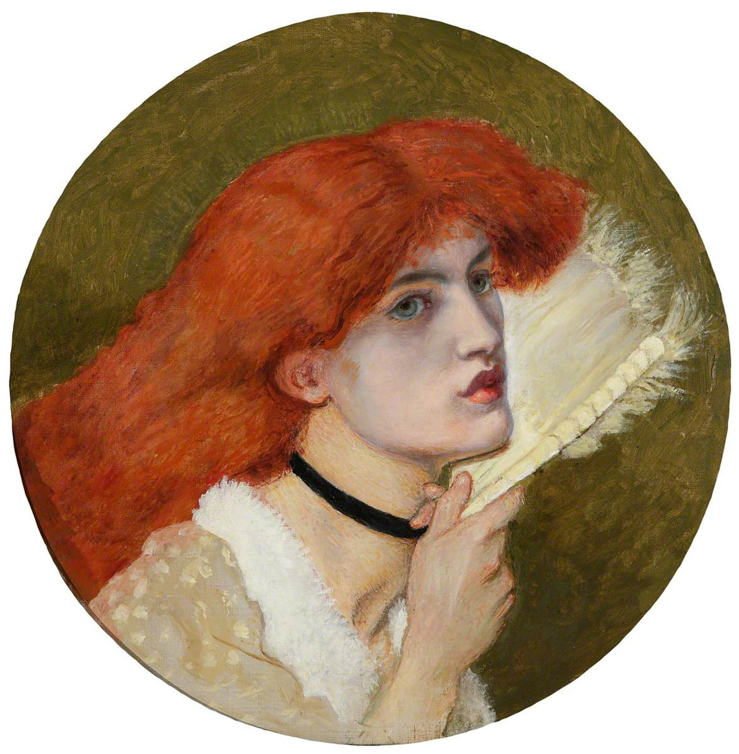 Jane Burden, Mrs William Morris (1839-1914) — 1870