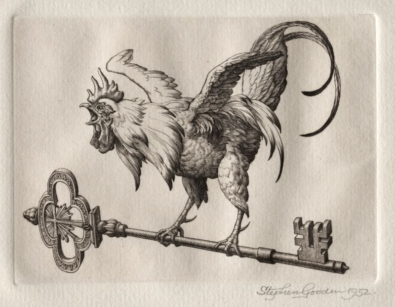 Illustration for "Peronnik the Fool": Cock Key