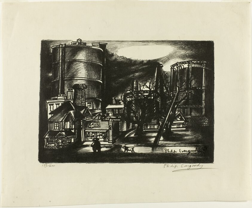 Kalamazoo Landscape by Philip Evergood