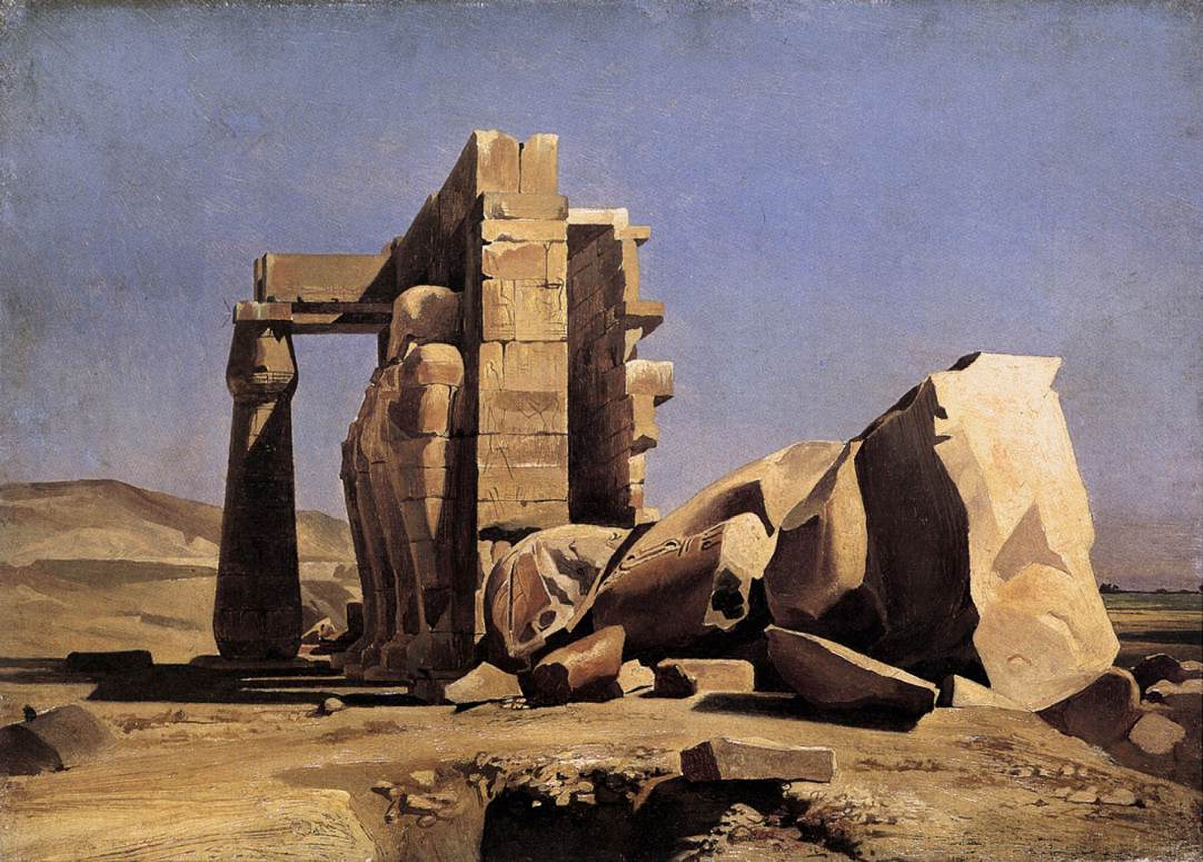 Egyptian Temple by Charles Gleyre