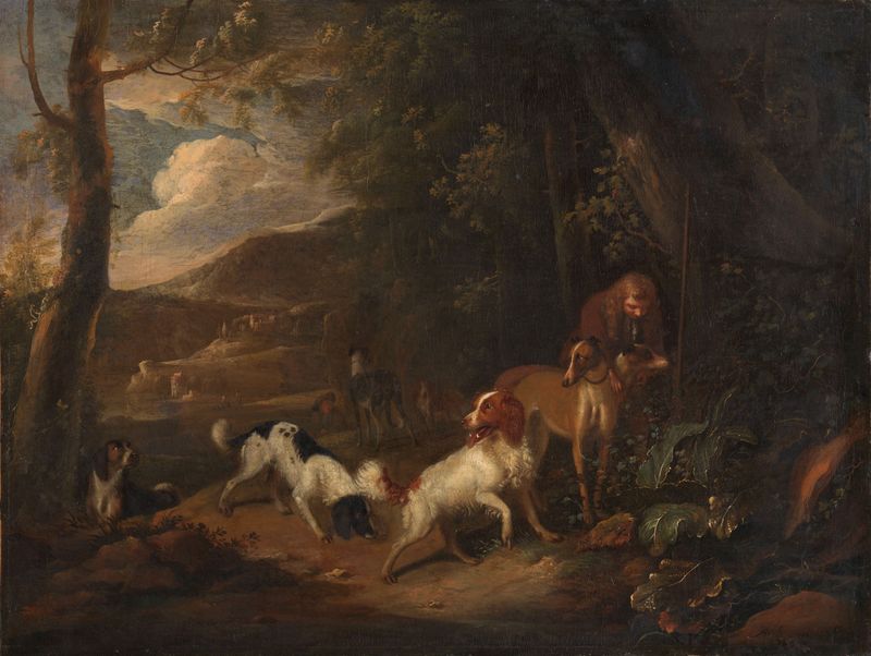 Hunter with Hounds
