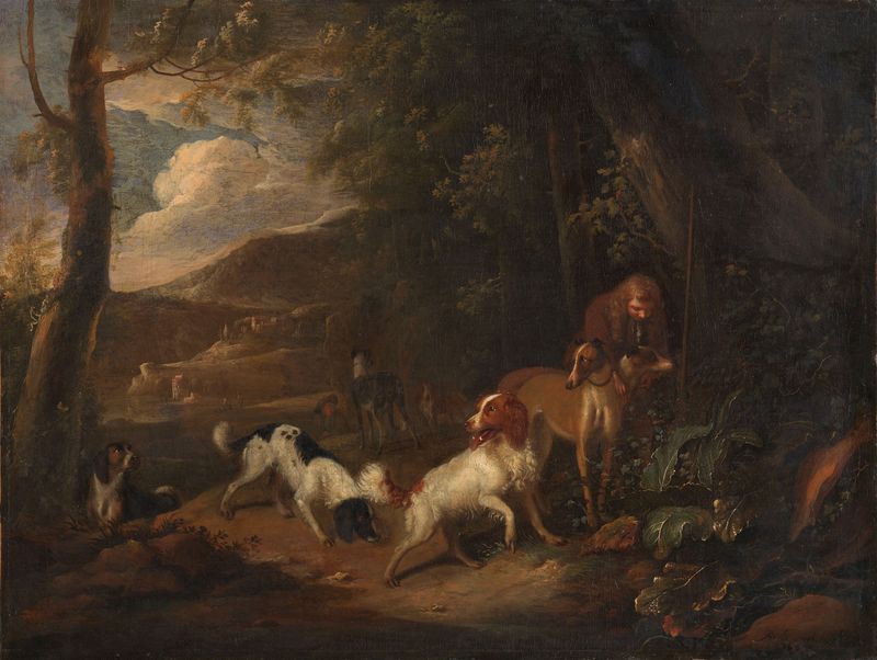 Hunter with Hounds