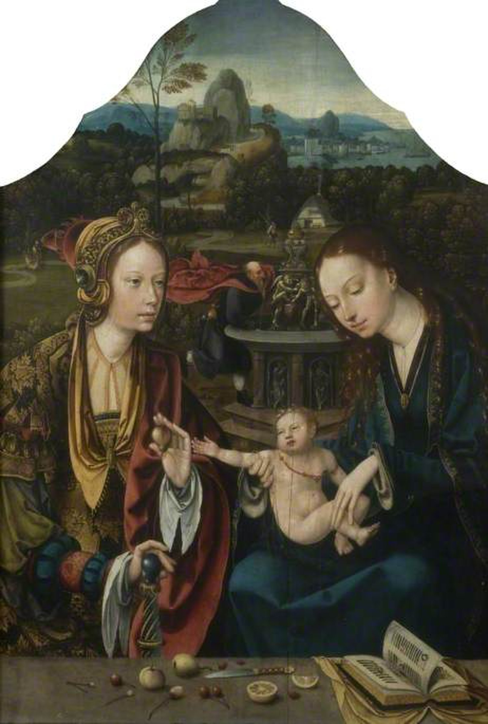 The Virgin and Child with Saint Catherine of Alexandria by Jan Mertens the Younger