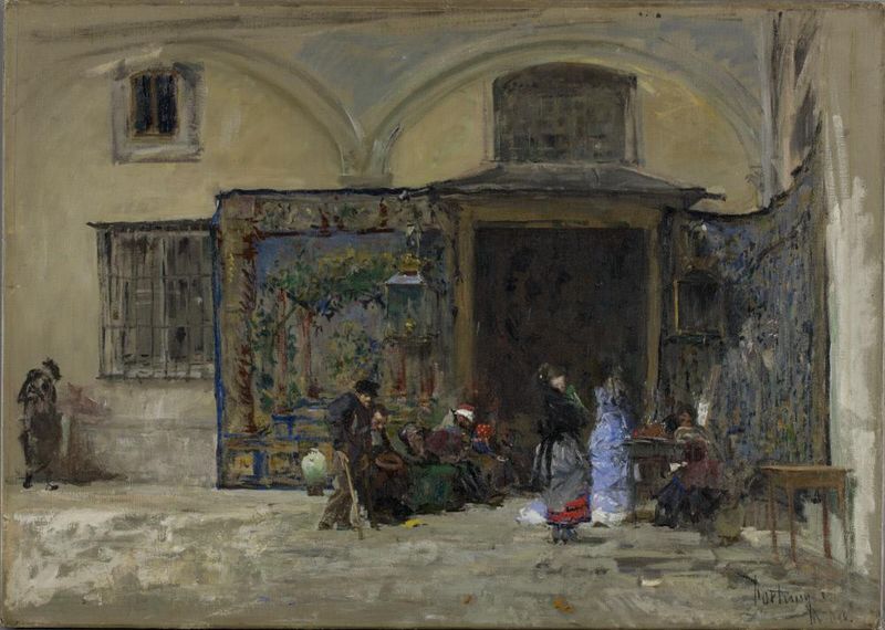 The Portico of the Church of San Ginés, Madrid