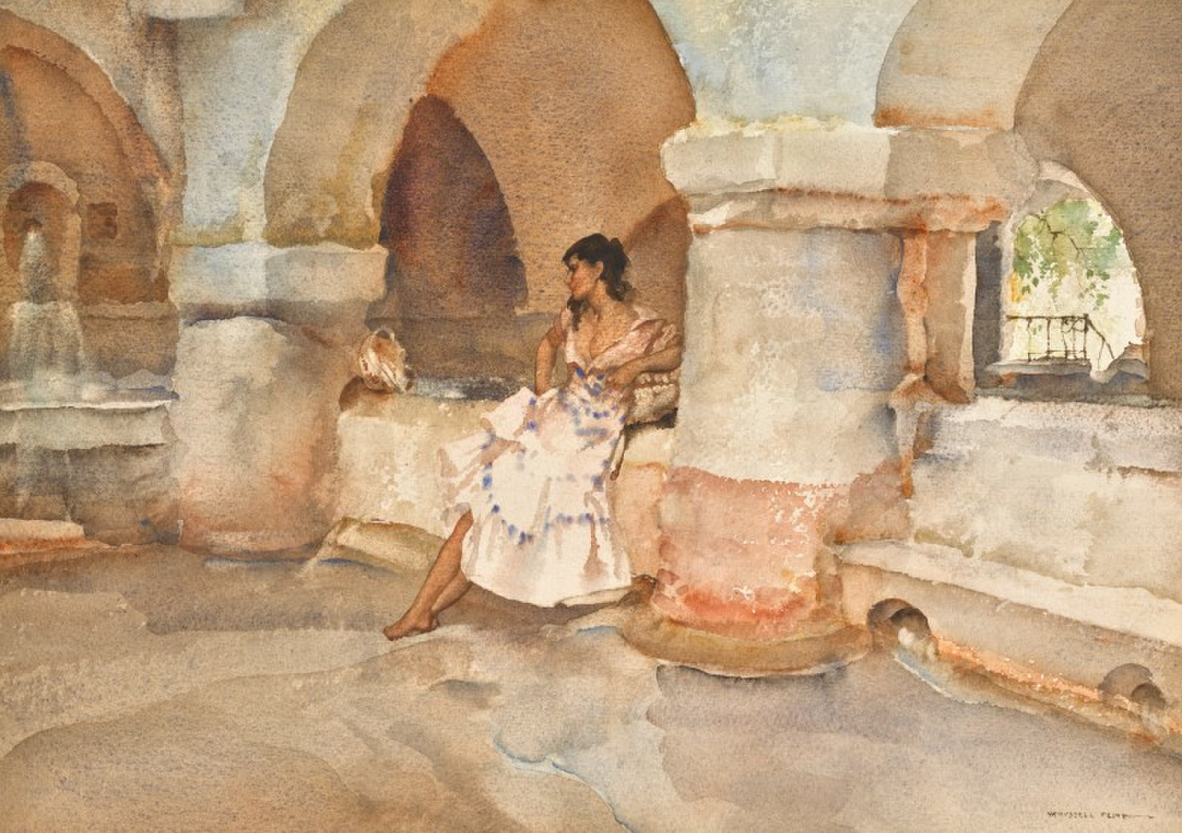 Sicilian Rendezvous by William Russell Flint