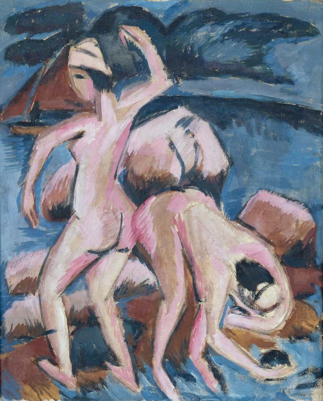 Two bathers (Fehmarn)