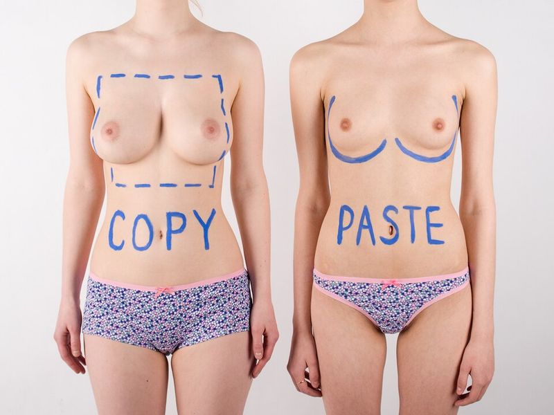 Two Women's Torsos