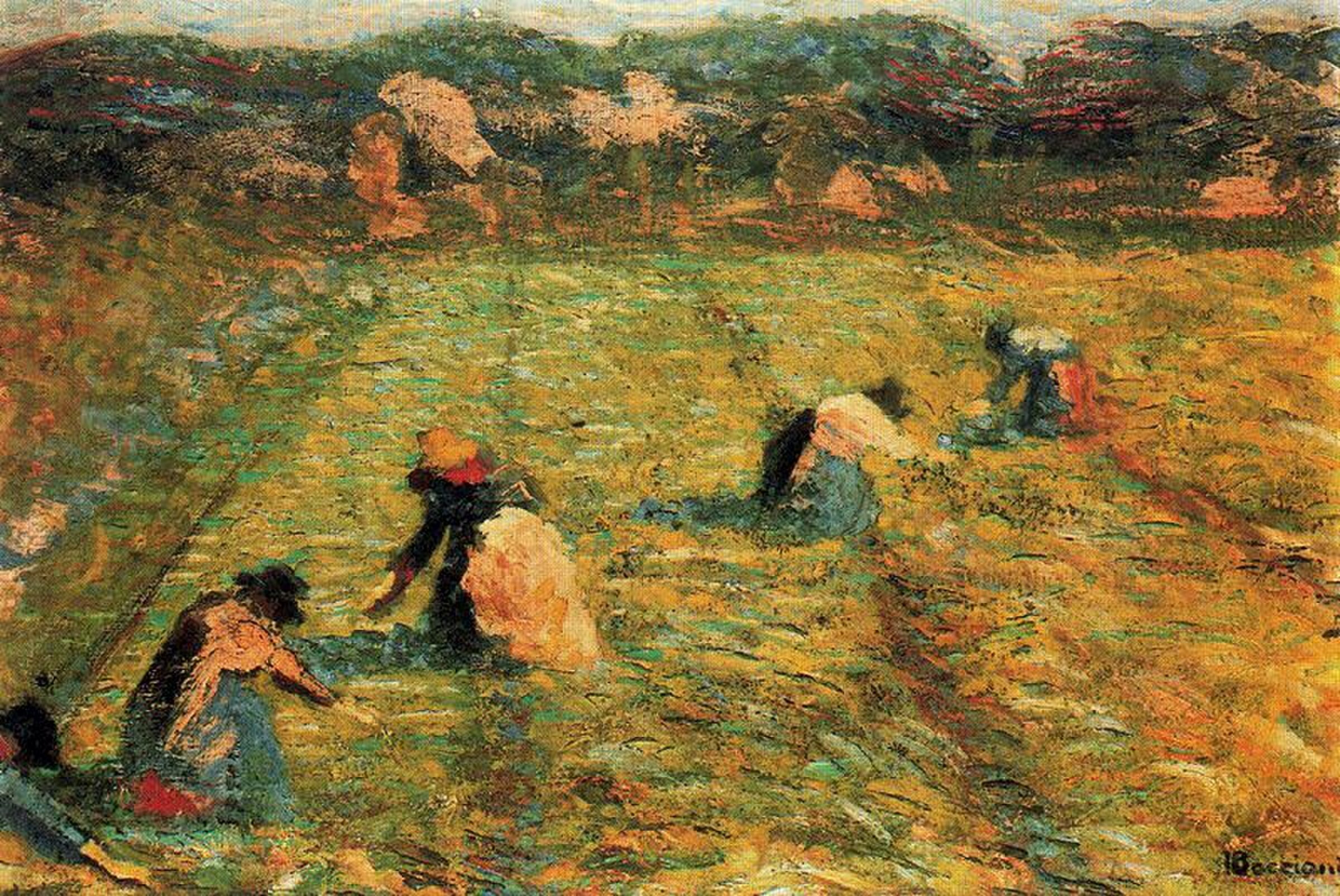 Peasants at work — Umberto Boccioni