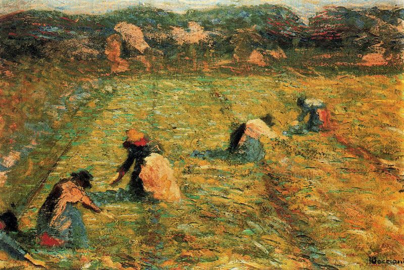 Peasants at work