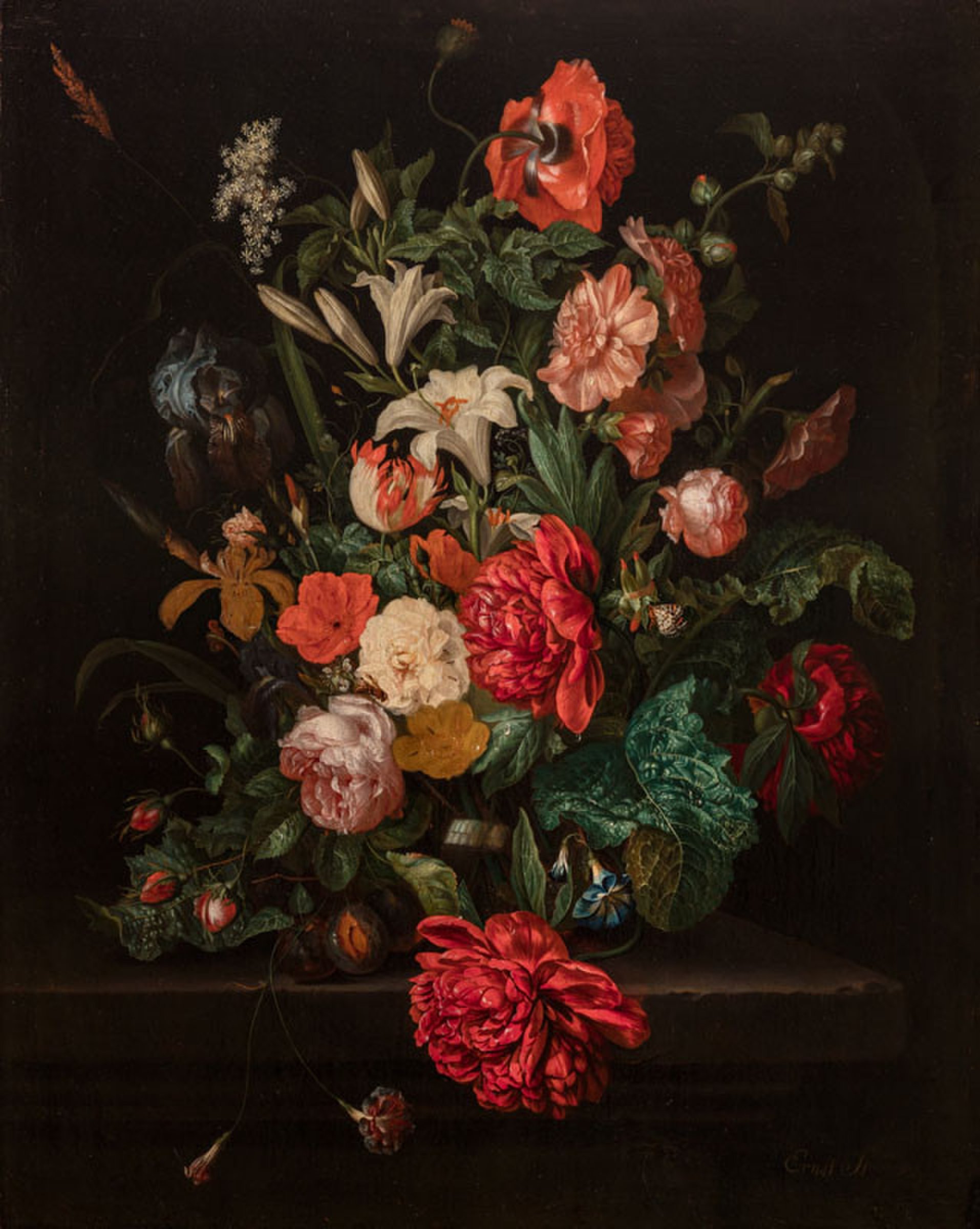 Vase of Flowers by Ernst Stuven