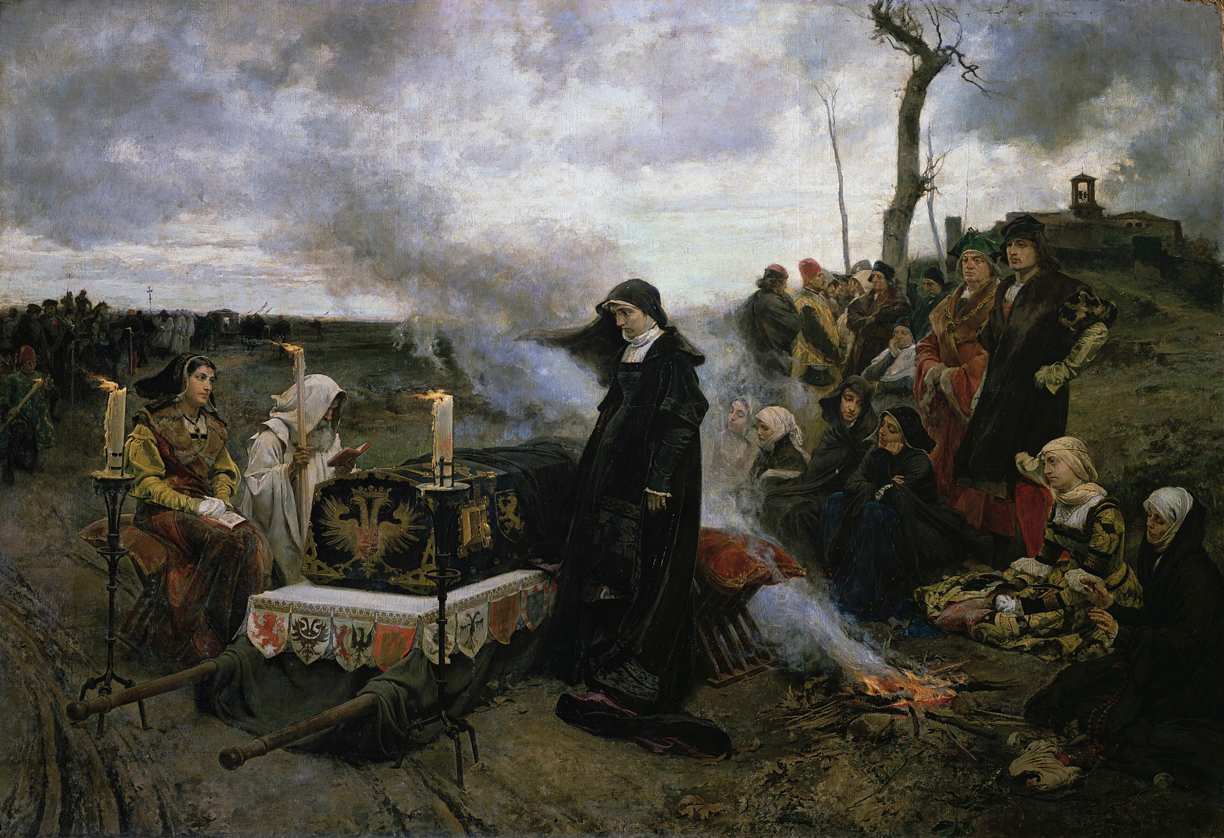 Doña Joanna the Mad by Francisco Pradilla y Ortiz