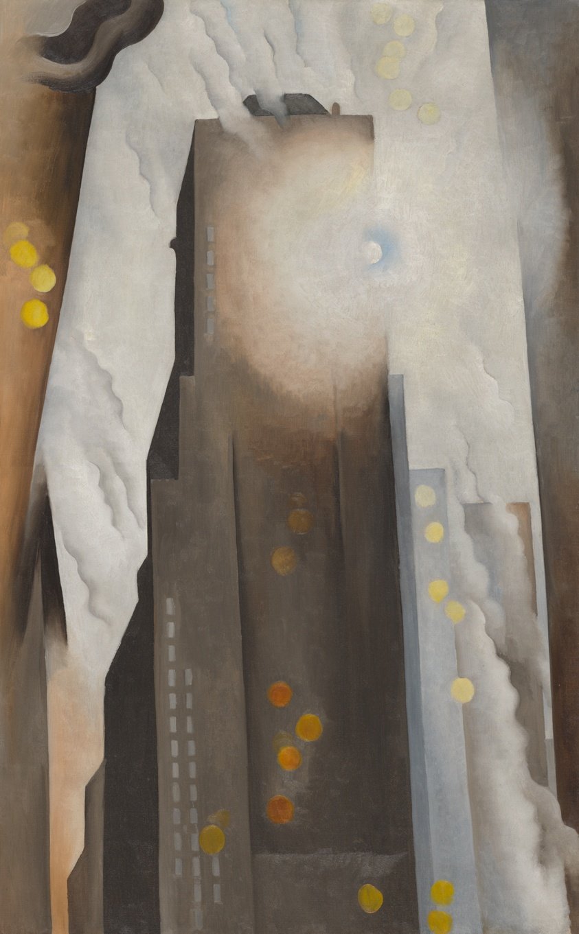 The Shelton with Sunspots, N.Y. by Georgia O'Keeffe