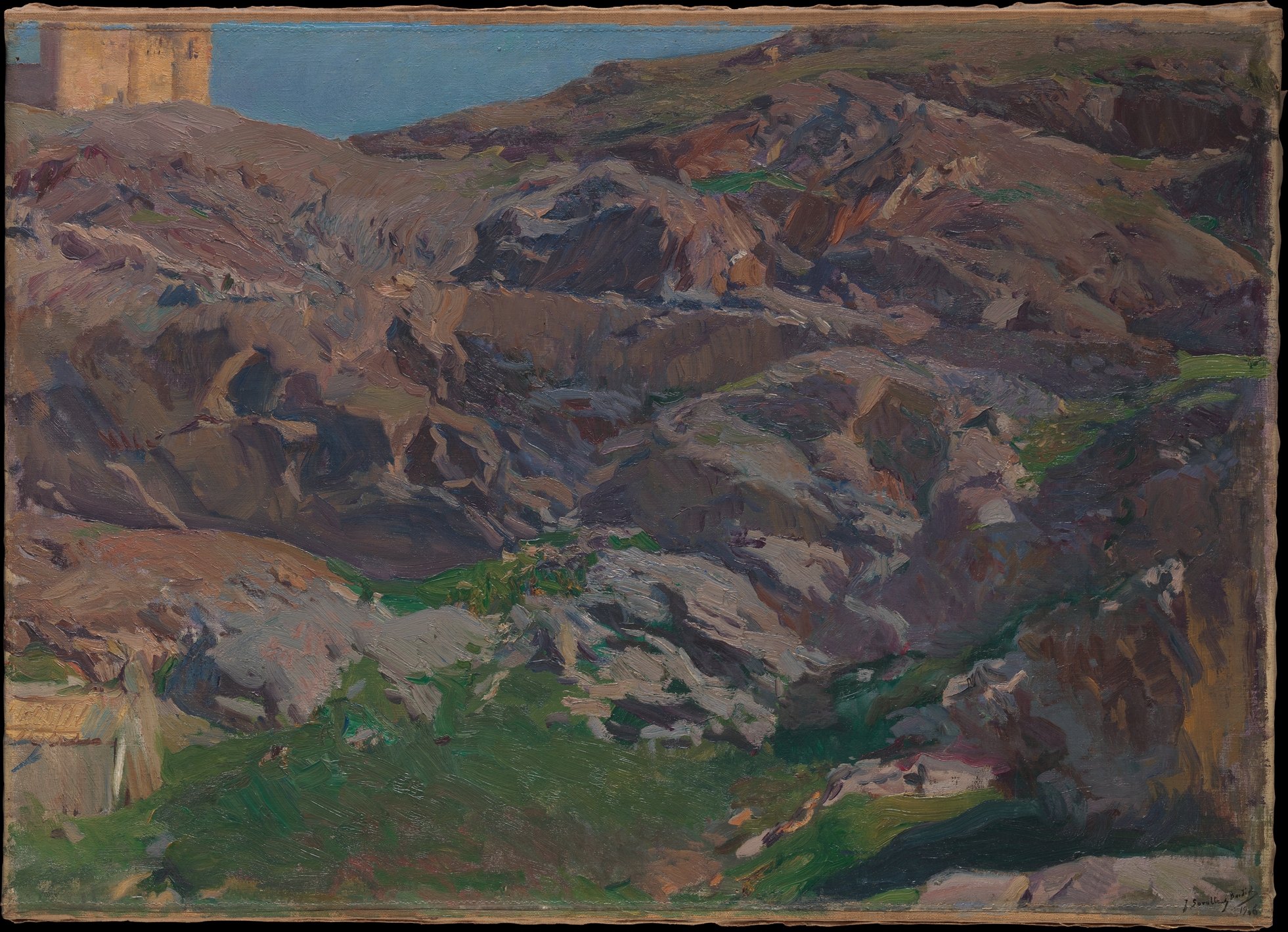 Castle of San Servando, Toledo by Joaquín Sorolla y Bastida