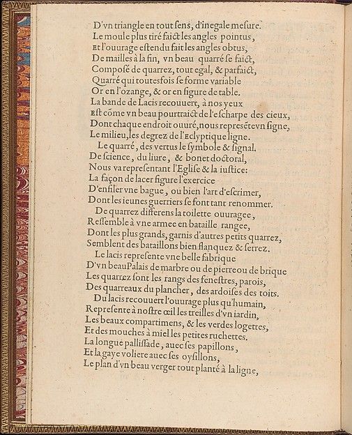 La Pratique de l'Aiguille, page 3 (verso)