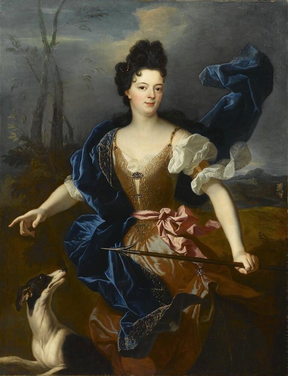 "The Duchesse de Choiseul as Diana" by Jean-Baptiste Oudry