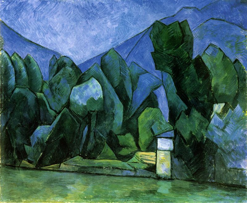 River Landscape (At Eisack, In the Eisack Valley)