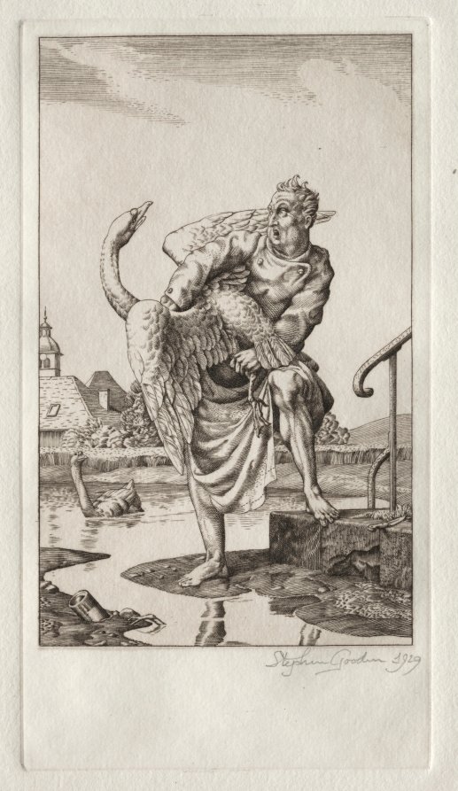 The Fables of Jean de la Fontaine: The Swan and the Cook by Stephen Gooden