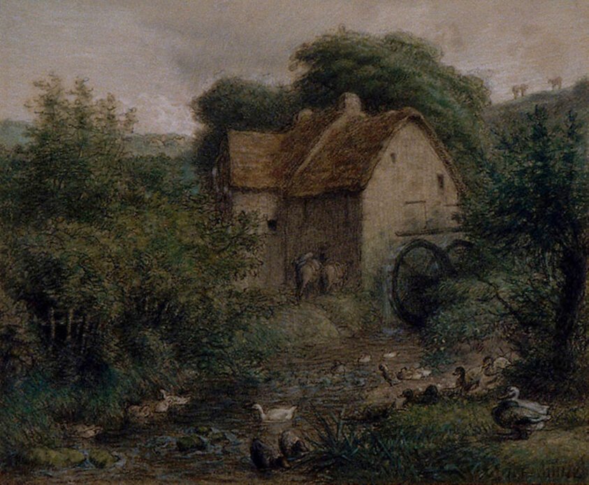 The Old Mill by Jean-François Millet