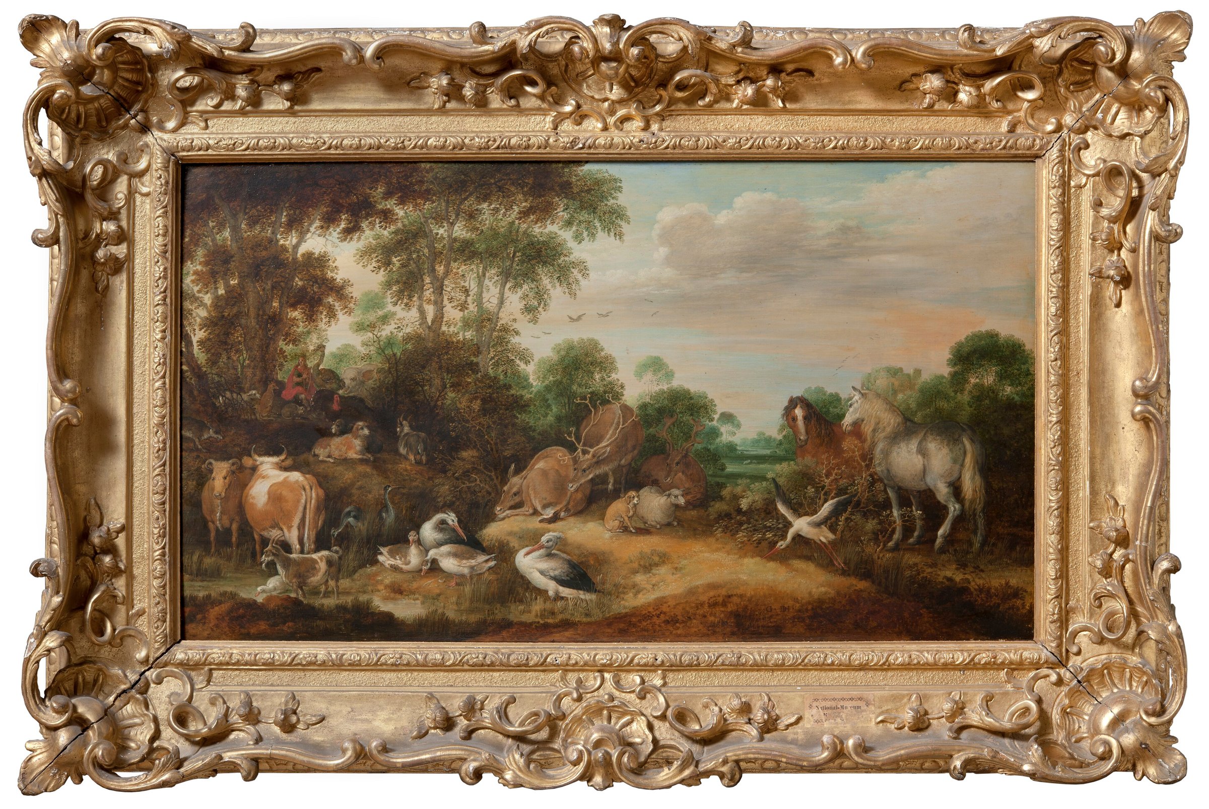 Orpheus Playing for the Animals by Gillis d'Hondecoeter