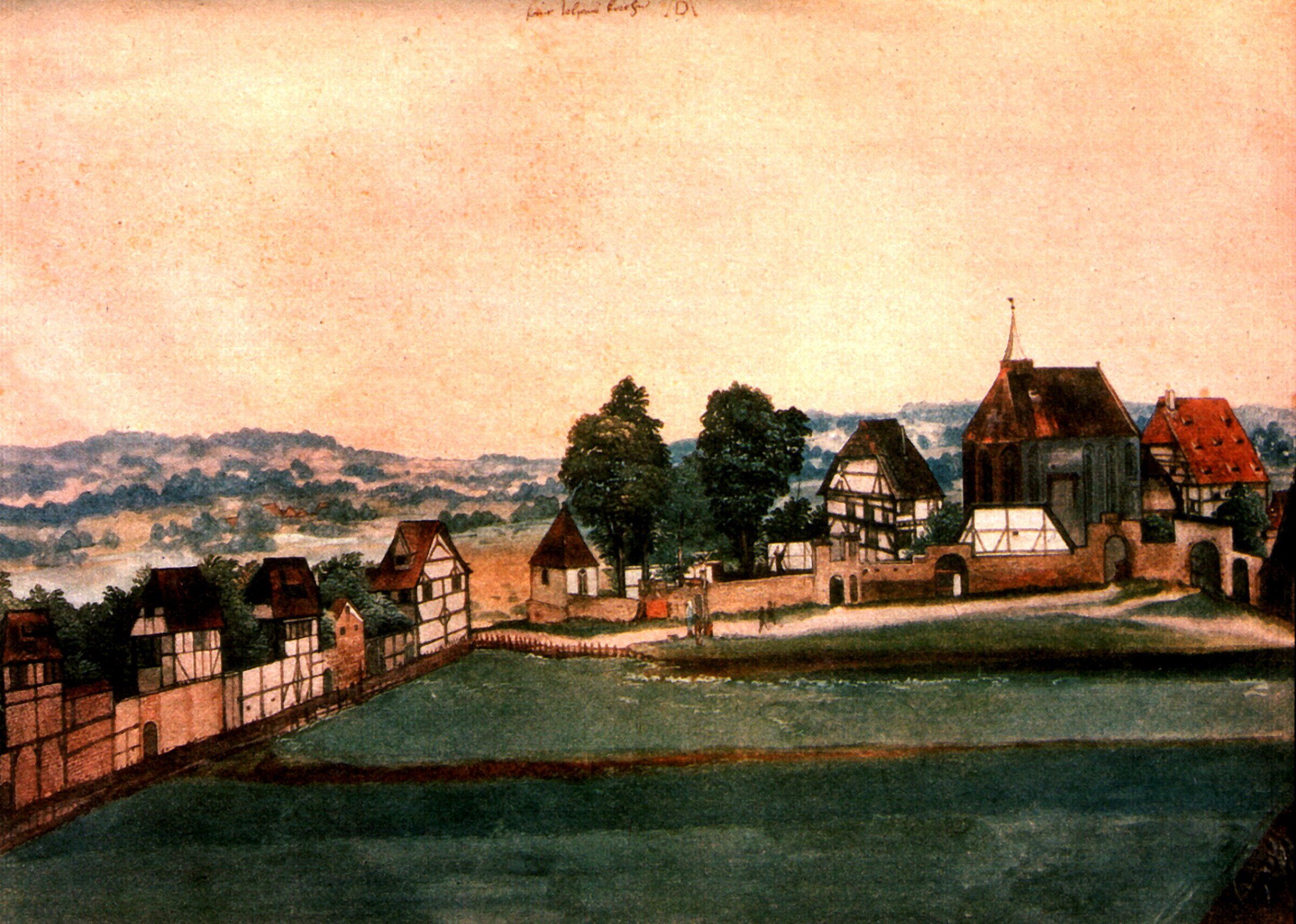Graveyard of S. Johannis by Albrecht Dürer