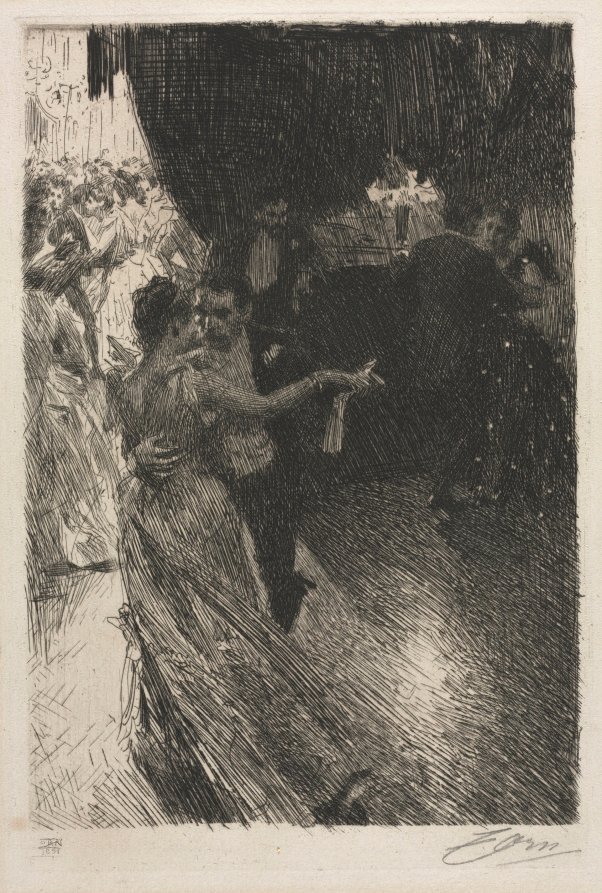 The Waltz by Anders Zorn