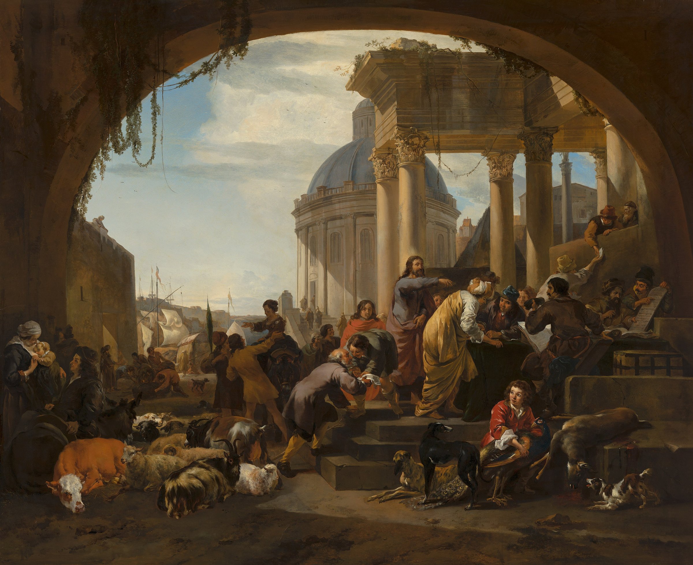 The Calling of St Matthew by Jan Weenix