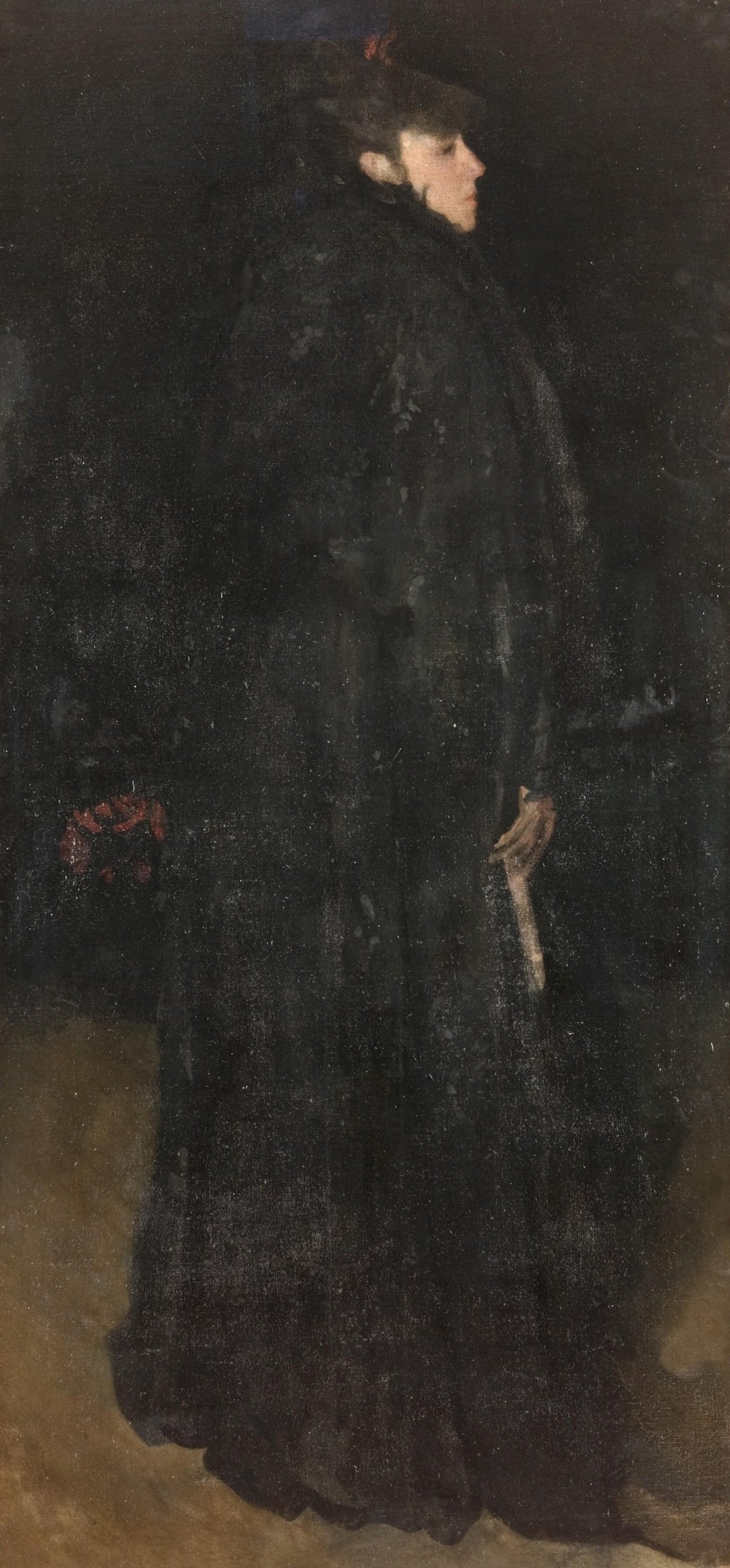 Harmony in Black: Miss Ethel Philip by James McNeill Whistler