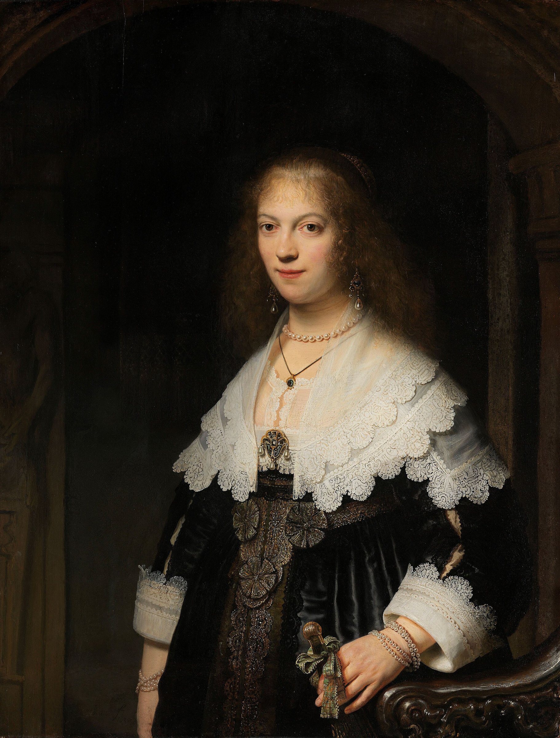 Portrait of Maria Trip — Rembrandt