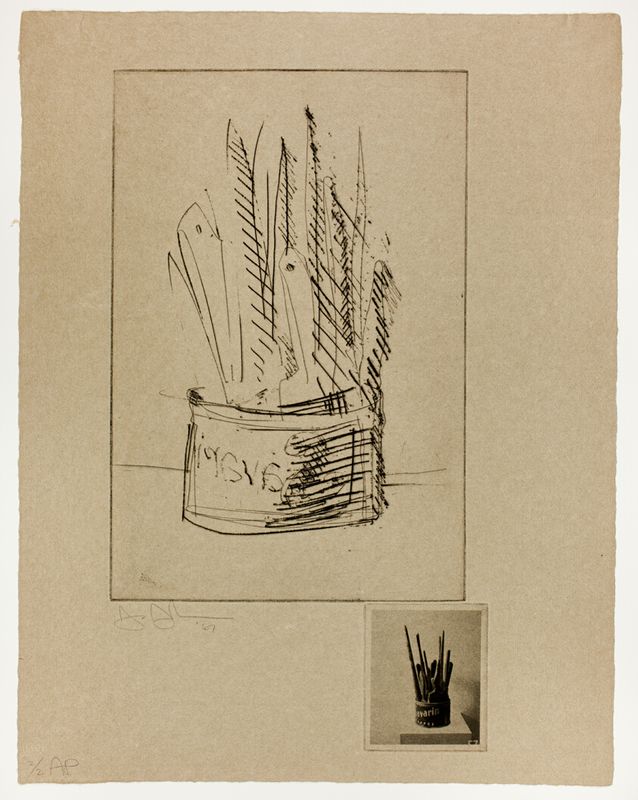 Paintbrushes, plate four from 1st Etchings