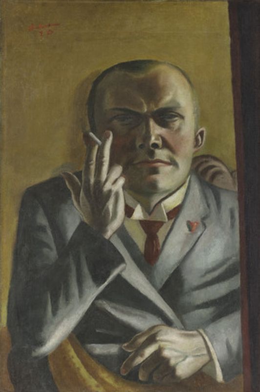 Self-Portrait with a Cigar