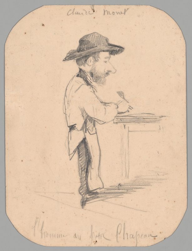 Caricature of a Man in the Small Hat