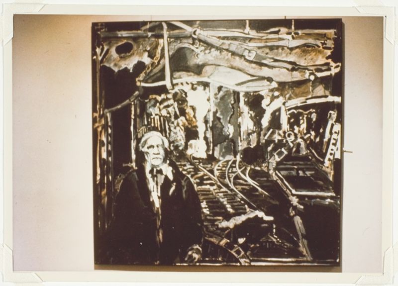 "Alfred Stieglitz," Painted Portrait by Robert Barnes