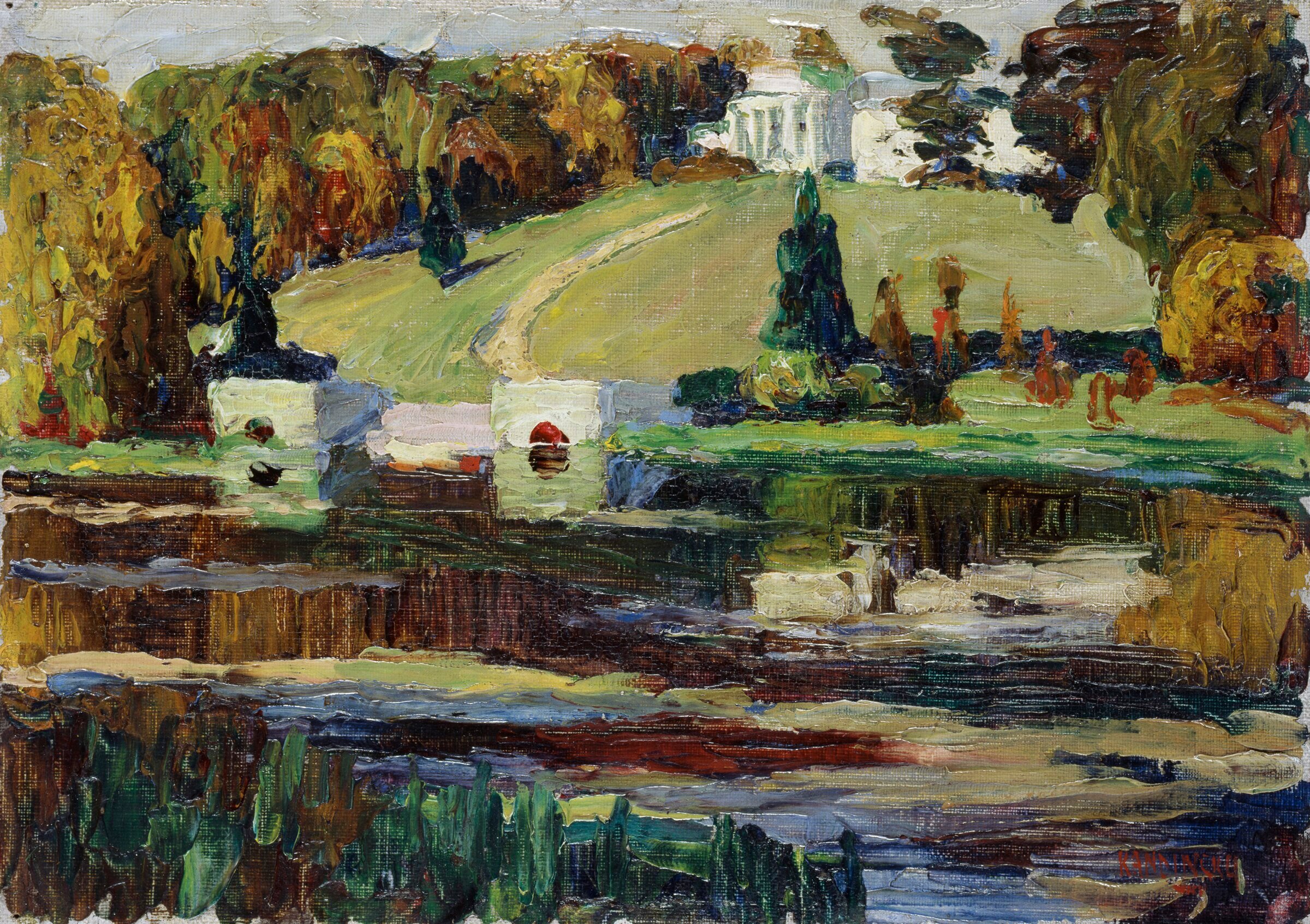 Akhtyrka, Autumn by Wassily Kandinsky