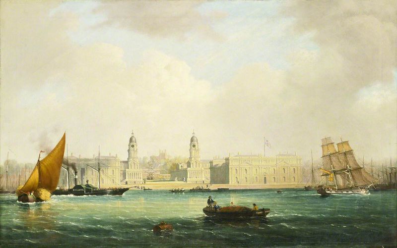 Greenwich Hospital from the north