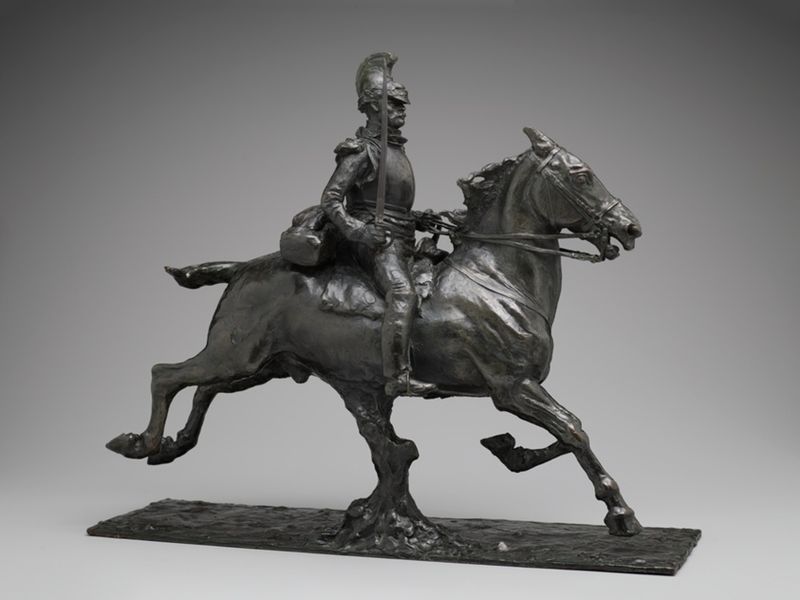 Cuirassier with Drawn Sword