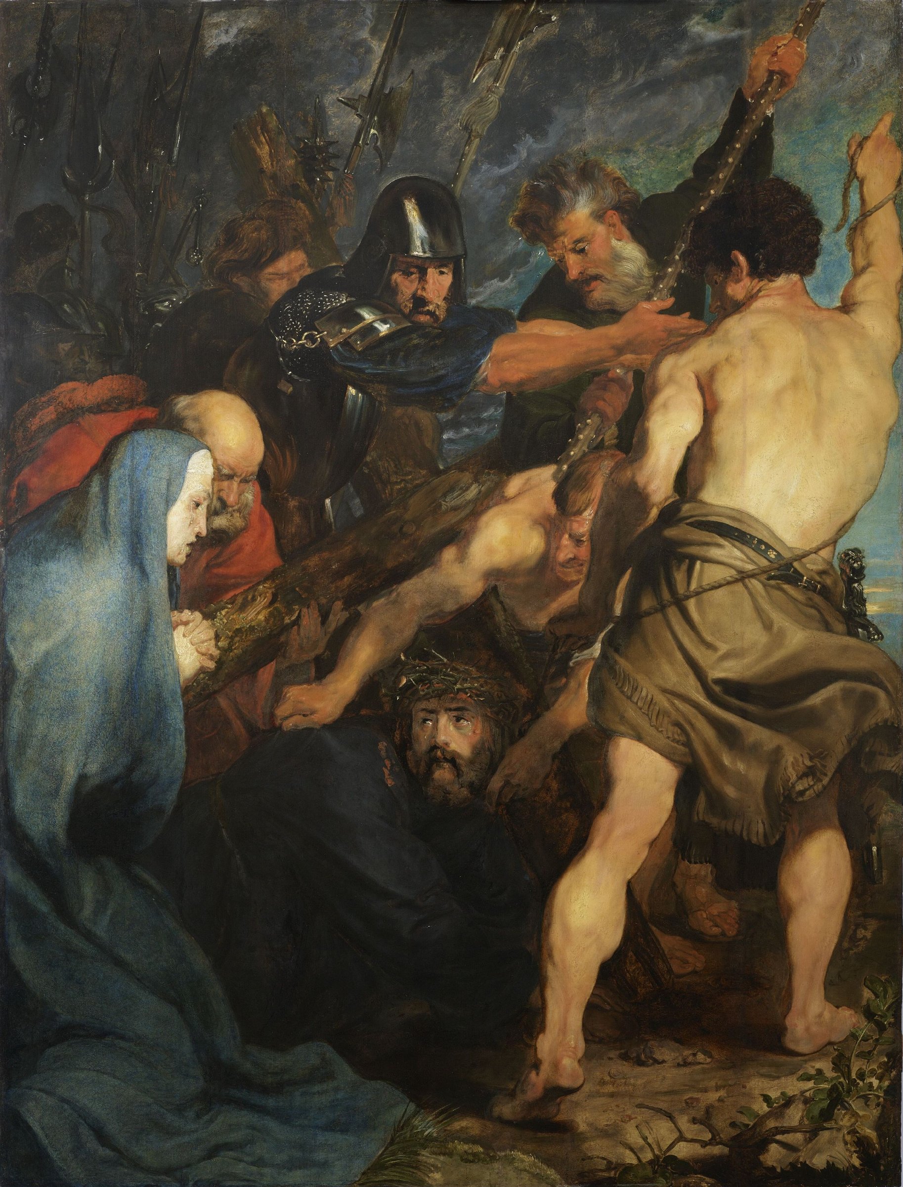 Christ collapses carrying the cross, ca. 1617-1618 by Anthony van Dyck