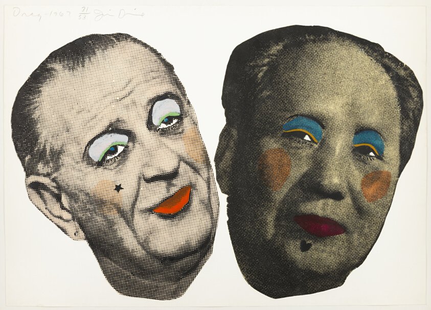 Drag—Johnson and Mao by Jim Dine