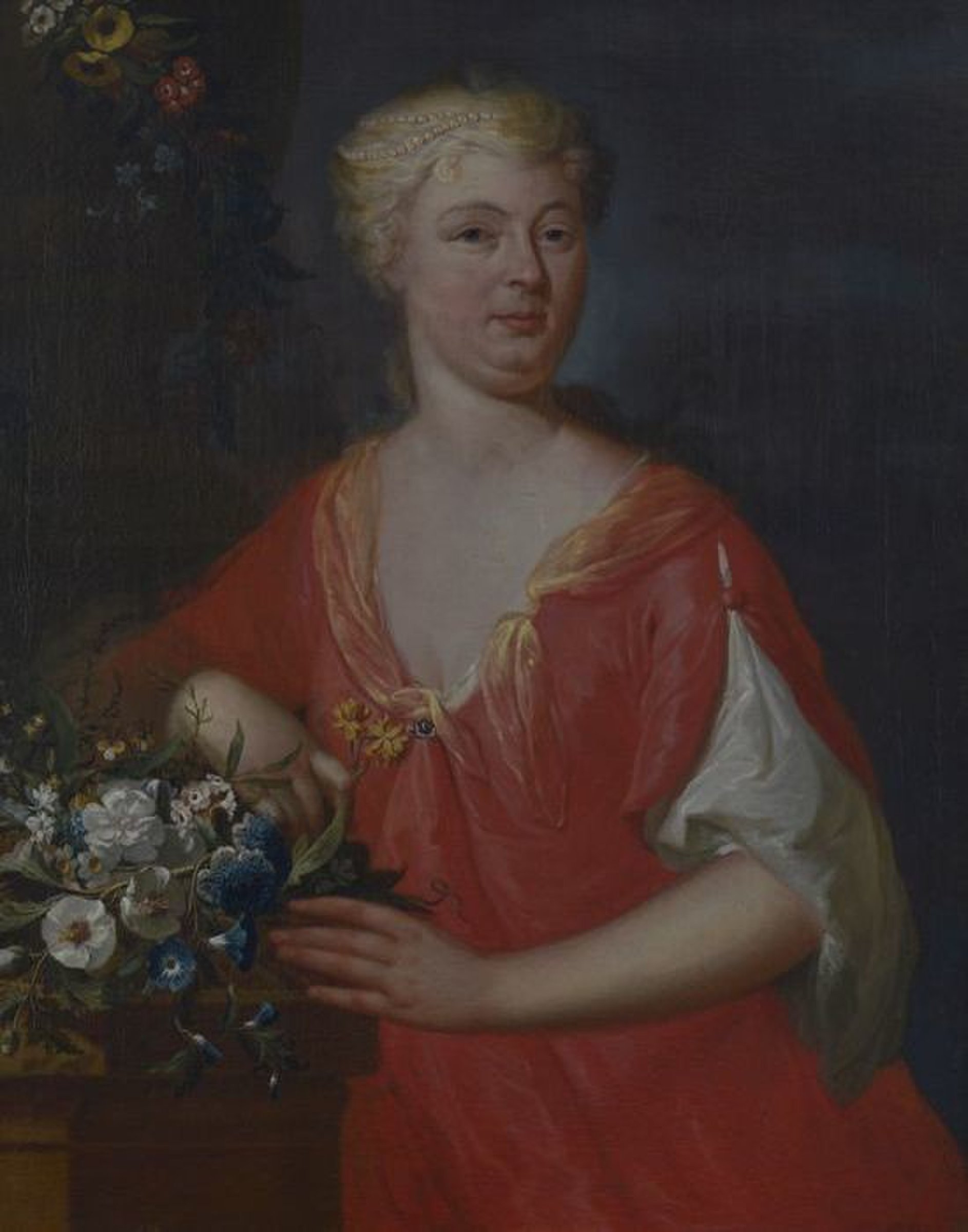 Portrait of Sara Bosch (1707-1777) by Dionys van Nijmegen