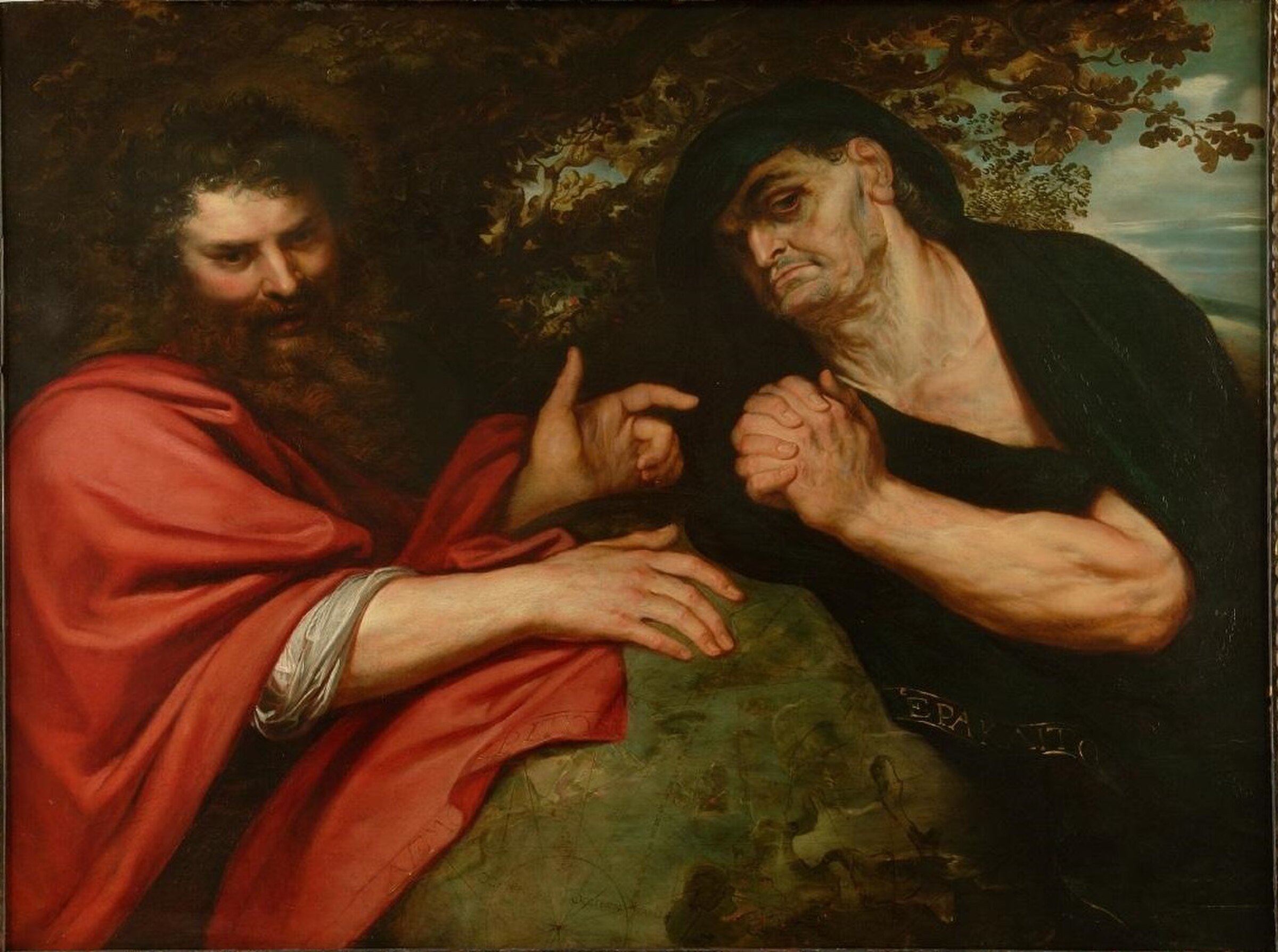 Heraclitus and Democritus — 1603